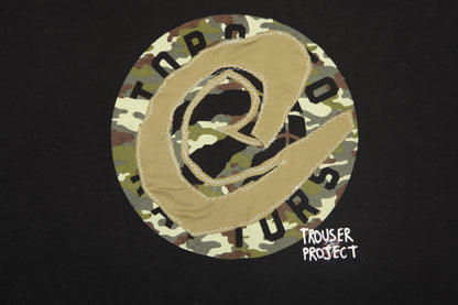 Upcycled Illustrated Screenprint T-shirt (XL)