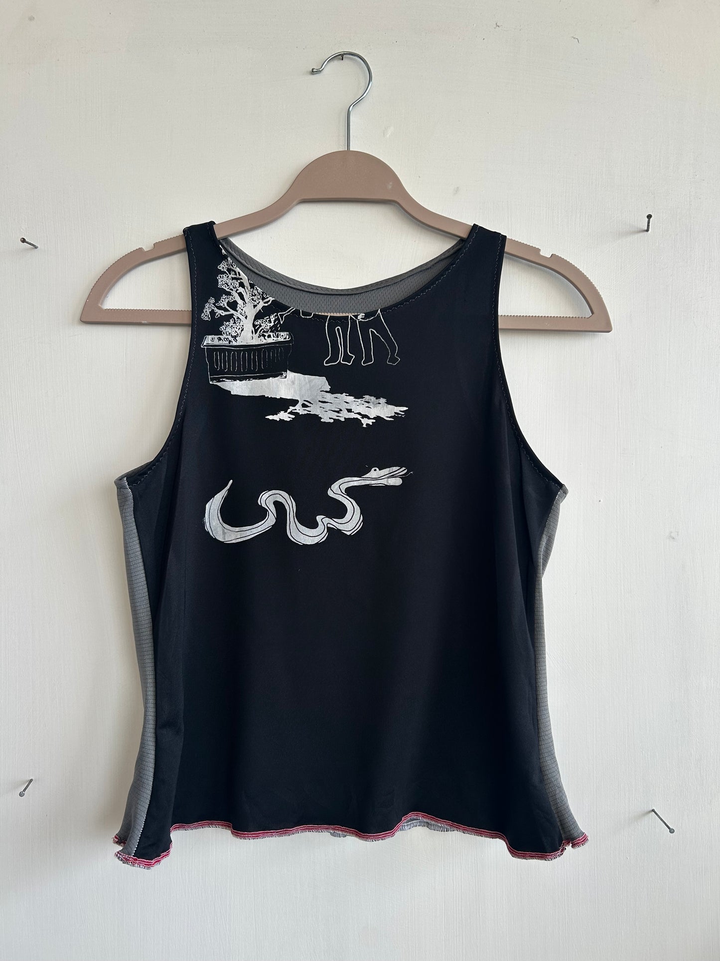 Reworked Screenprint Vest Top (UK8/10)