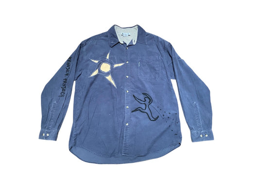 Vintage Blue Shirt – Unisex, Upcycled