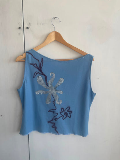 Reworked Screenprint Vest Top (UK16/18)