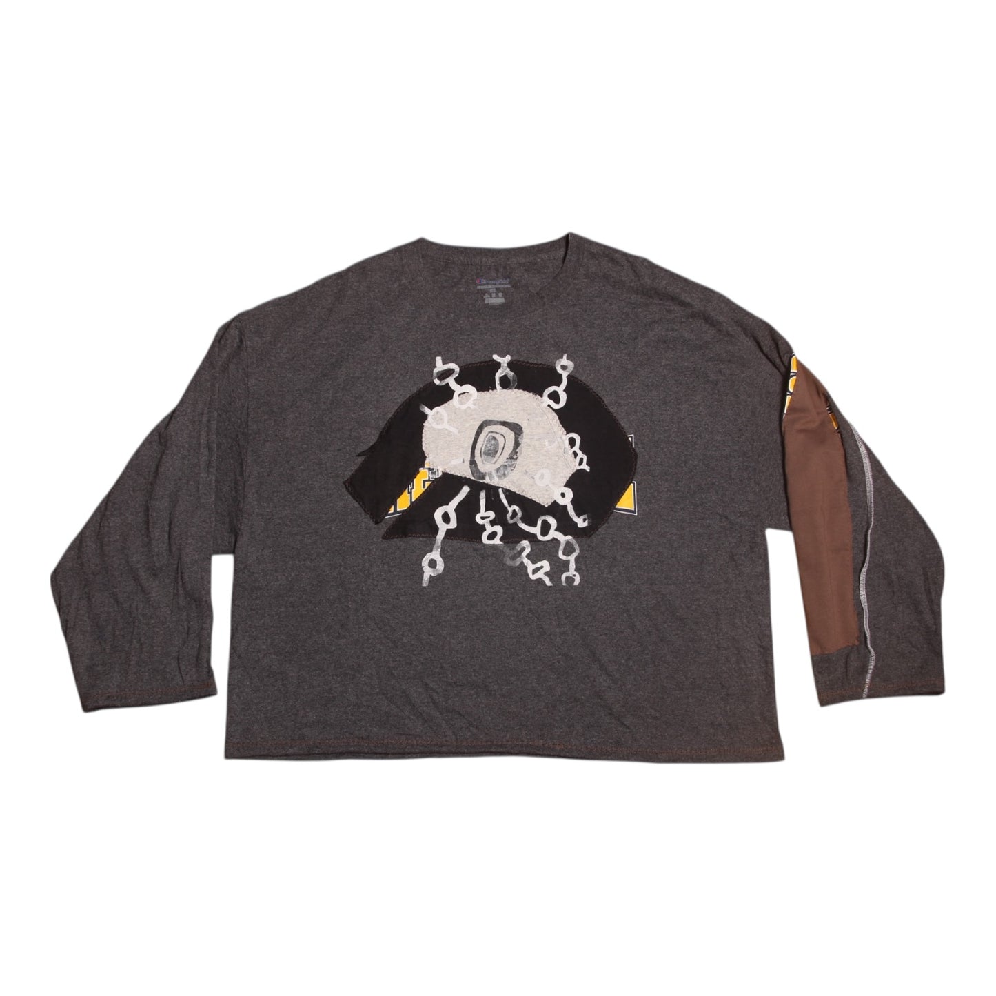 Upcycled Illustrated Screenprint T-shirt (XXL)