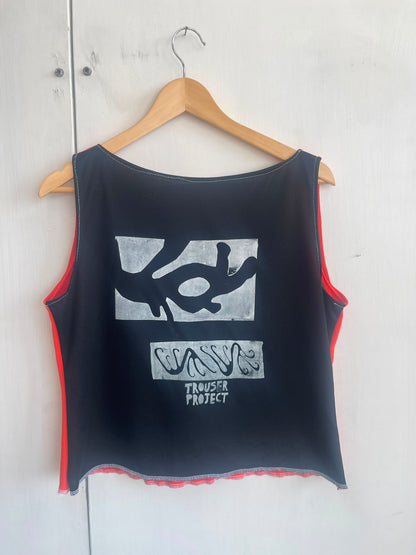 Reworked Screenprint Vest Top (UK16/18)