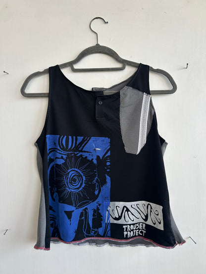 Reworked Screenprint Vest Top (UK8/10)