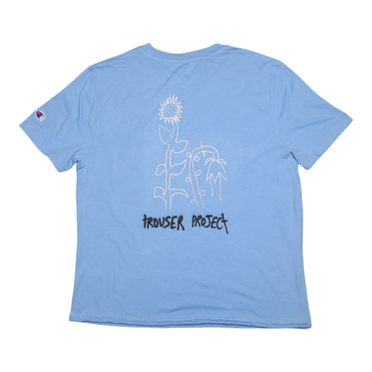 Upcycled Illustrated Screenprint T-shirt (M)