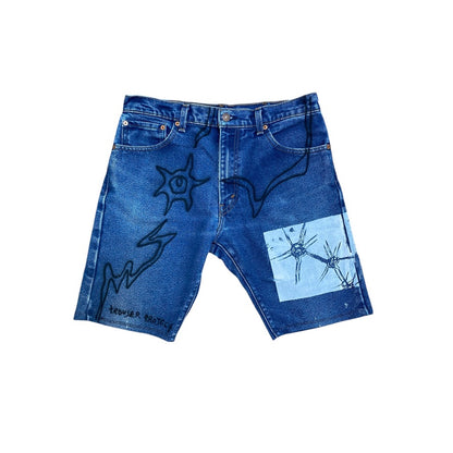 Upcycled Vintage Levi’s Denim Jorts – Reworked (W33")