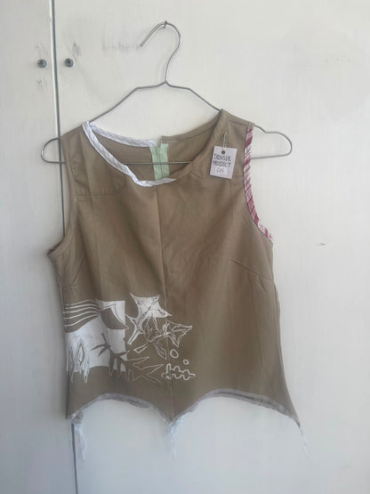 Zip Up Vest Top (UK8)