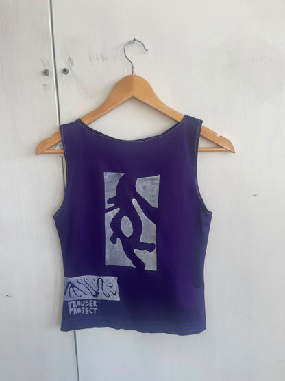 Reworked Screenprint Vest Top (UK8/10)