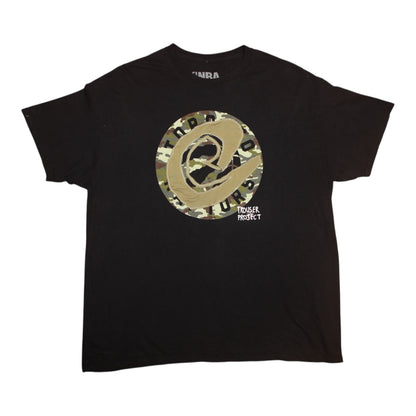 Upcycled Illustrated Screenprint T-shirt (XL)