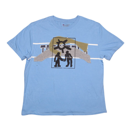 Upcycled Illustrated Screenprint T-shirt (M)