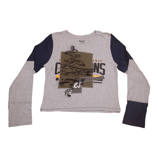 Long Sleeve Screenprint Fitted Tee (UK8/10)