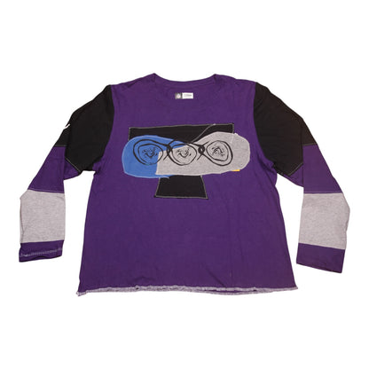 Long Sleeve Screenprint Fitted Tee (UK16/18)