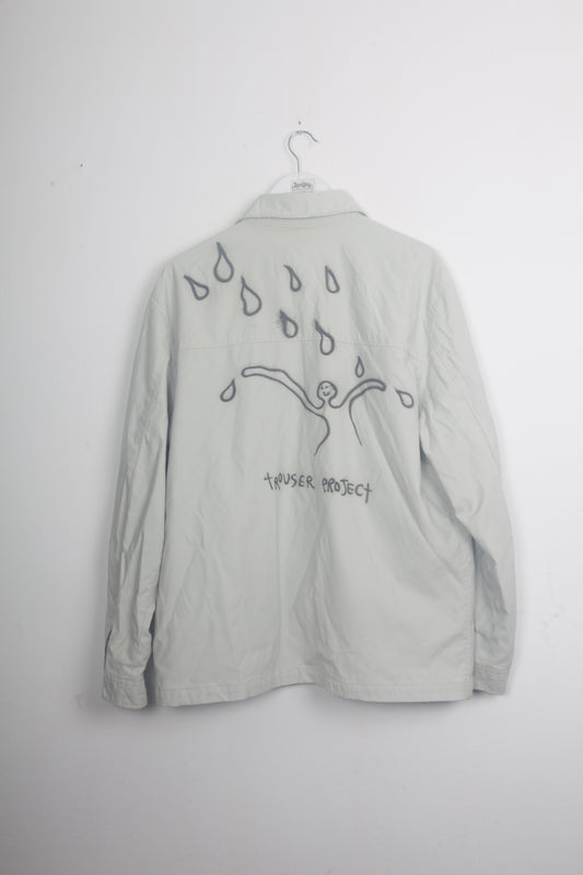 Upcycled Zip Up Raincoat