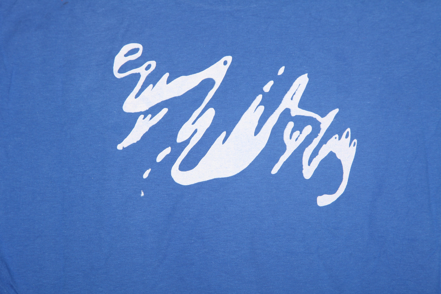 Upcycled Illustrated Screenprint T-shirt (L)