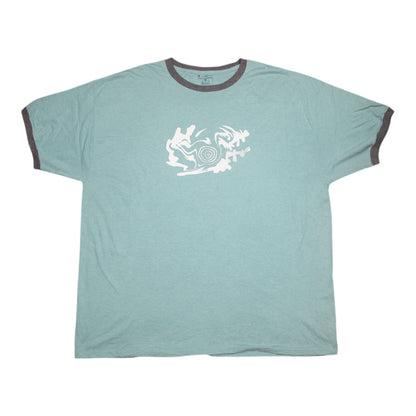 Upcycled Illustrated Screenprint T-shirt (3XL)