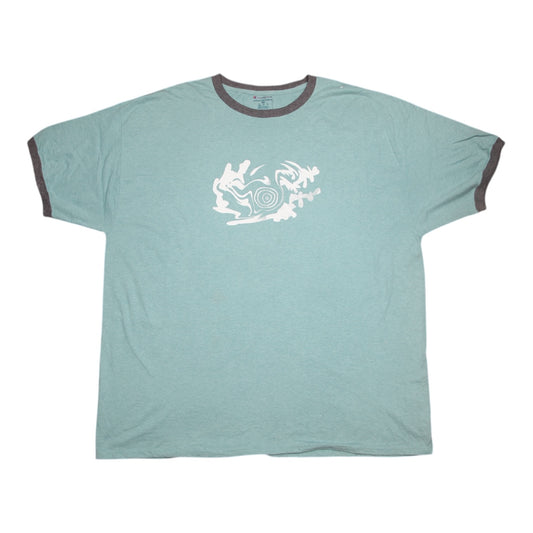 Upcycled Illustrated Screenprint T-shirt (3XL)