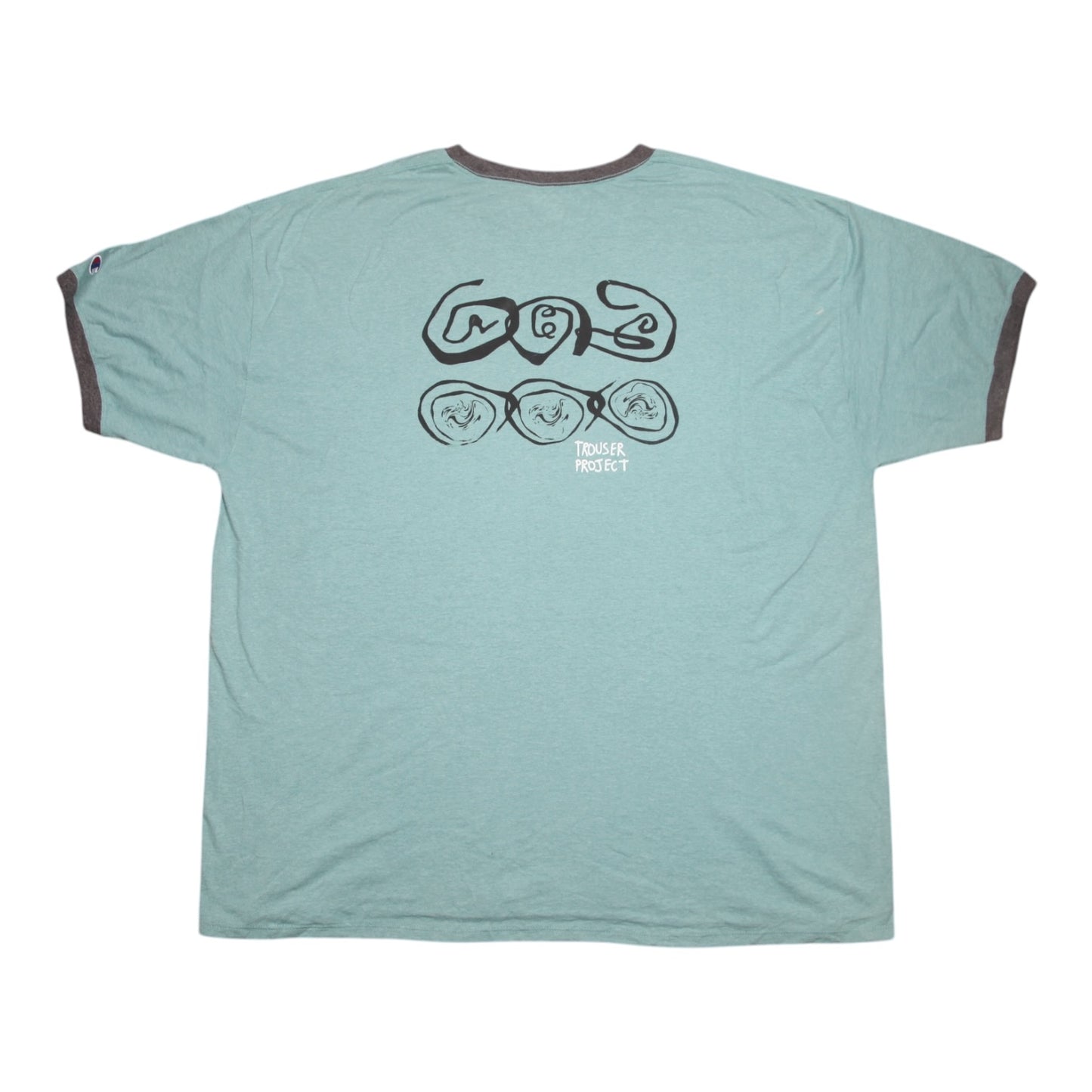 Upcycled Illustrated Screenprint T-shirt (3XL)