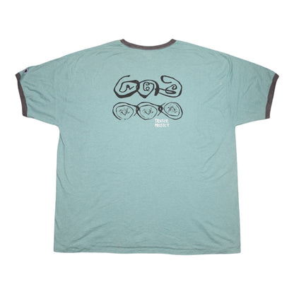 Upcycled Illustrated Screenprint T-shirt (3XL)