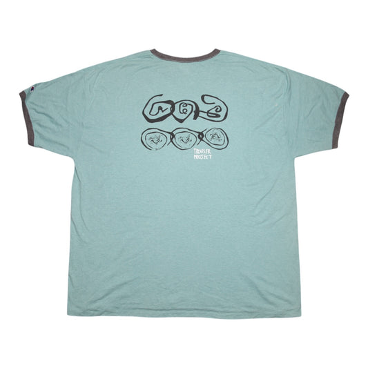 Upcycled Illustrated Screenprint T-shirt (3XL)