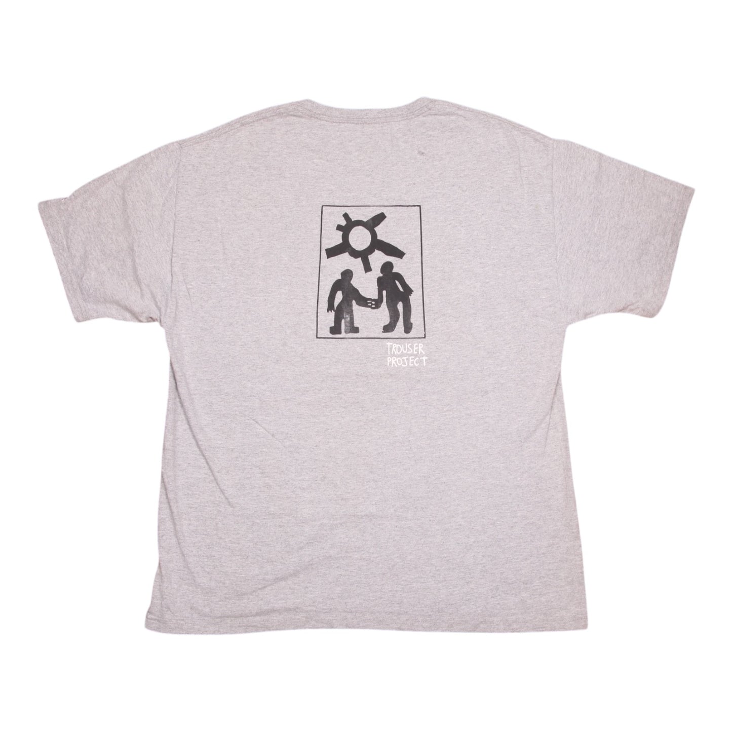 Upcycled Illustrated Screenprint T-shirt (L)