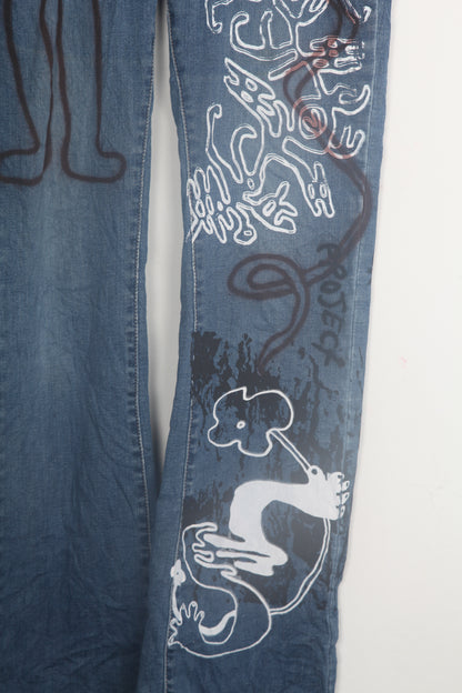 Vintage Bootcut Hand Printed Levi's Jeans (W30)