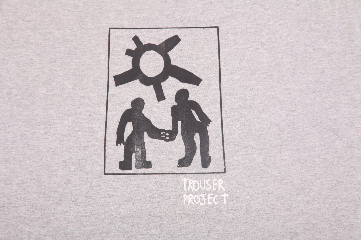 Upcycled Illustrated Screenprint T-shirt (L)