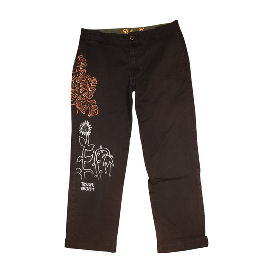Upcycled Smart Black Trousers (W34)