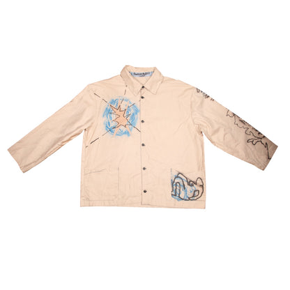 'Sun on my skin' Handmade Designer Shirt (L)