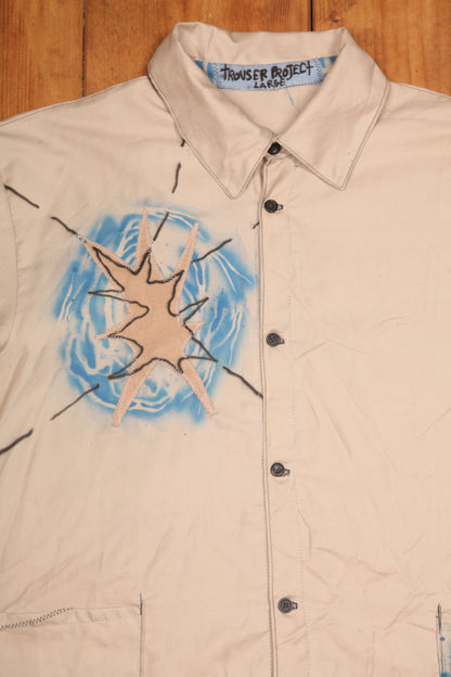 'Sun on my skin' Handmade Designer Shirt (L)