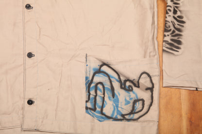 'Sun on my skin' Handmade Designer Shirt (L)