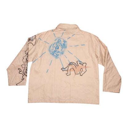 'Sun on my skin' Handmade Designer Shirt (L)