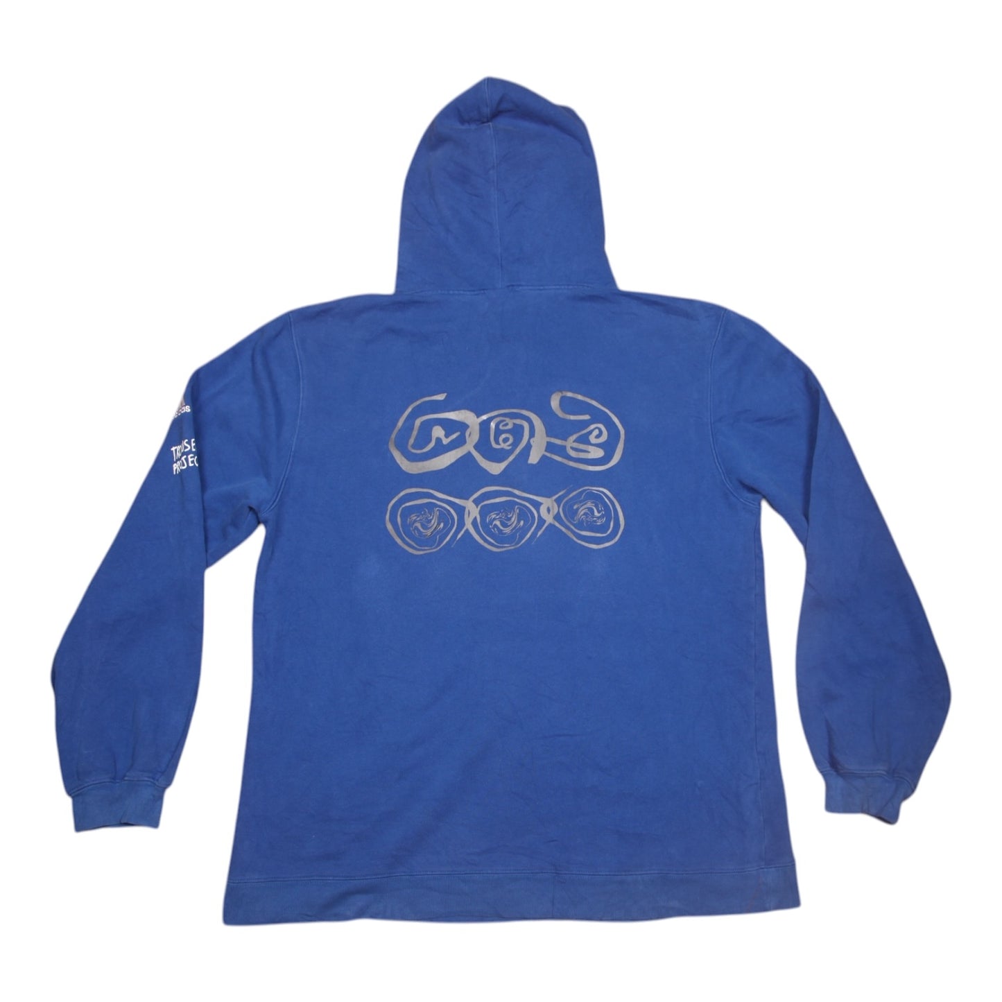 Vintage Upcycled Screenprint Hoodie (XL)