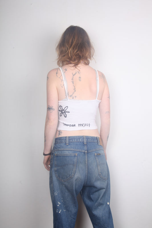 Upcycled Strappy Vest Top