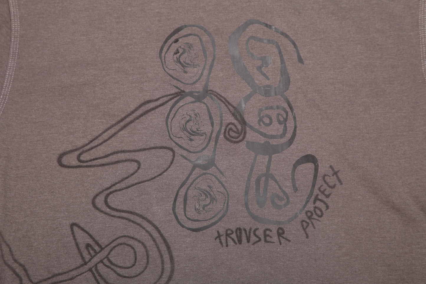 Vintage Upcycled Screenprint Hoodie (XL)