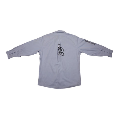 Reworked Blue Long Sleeve Shirt (XL)