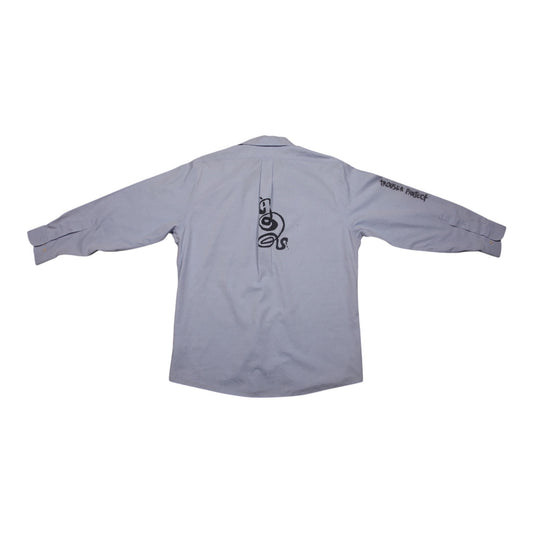Reworked Blue Long Sleeve Shirt (XL)