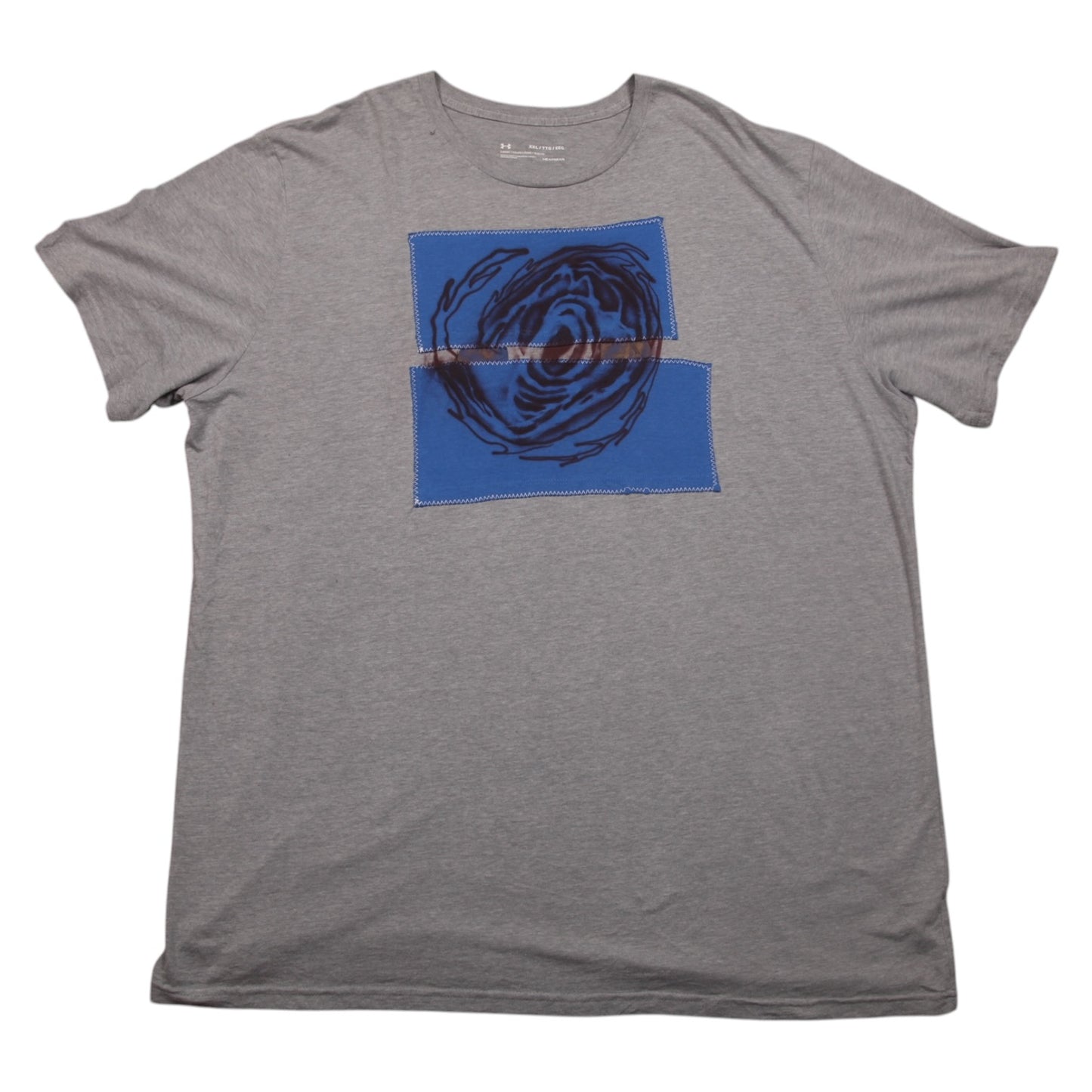 Upcycled Illustrated Screenprint T-shirt (XL)