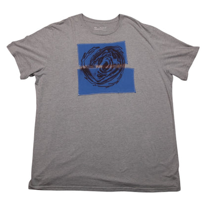 Upcycled Illustrated Screenprint T-shirt (XL)