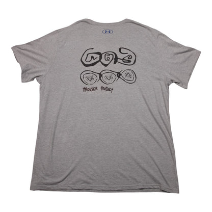 Upcycled Illustrated Screenprint T-shirt (XL)