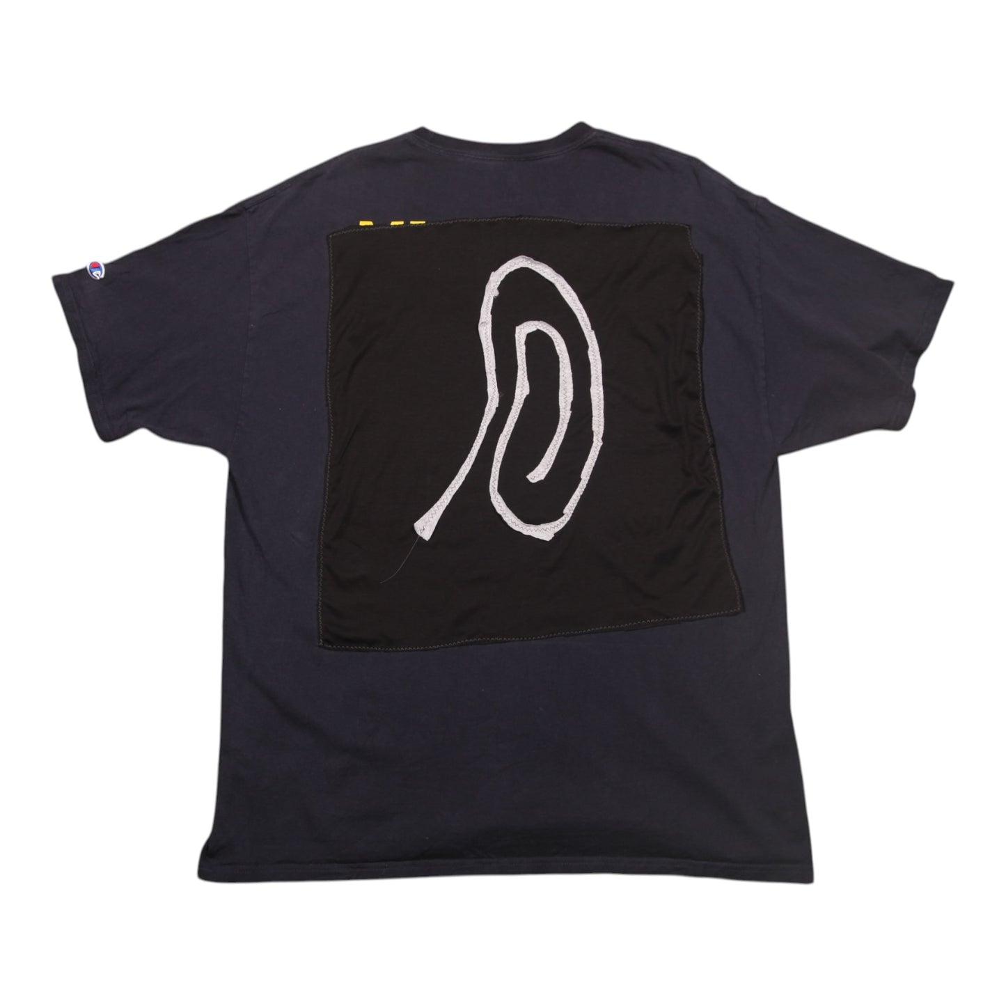 Upcycled Illustrated Screenprint T-shirt (L)