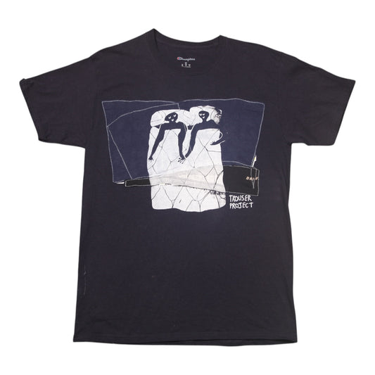 Upcycled Illustrated Screenprint T-shirt (M)