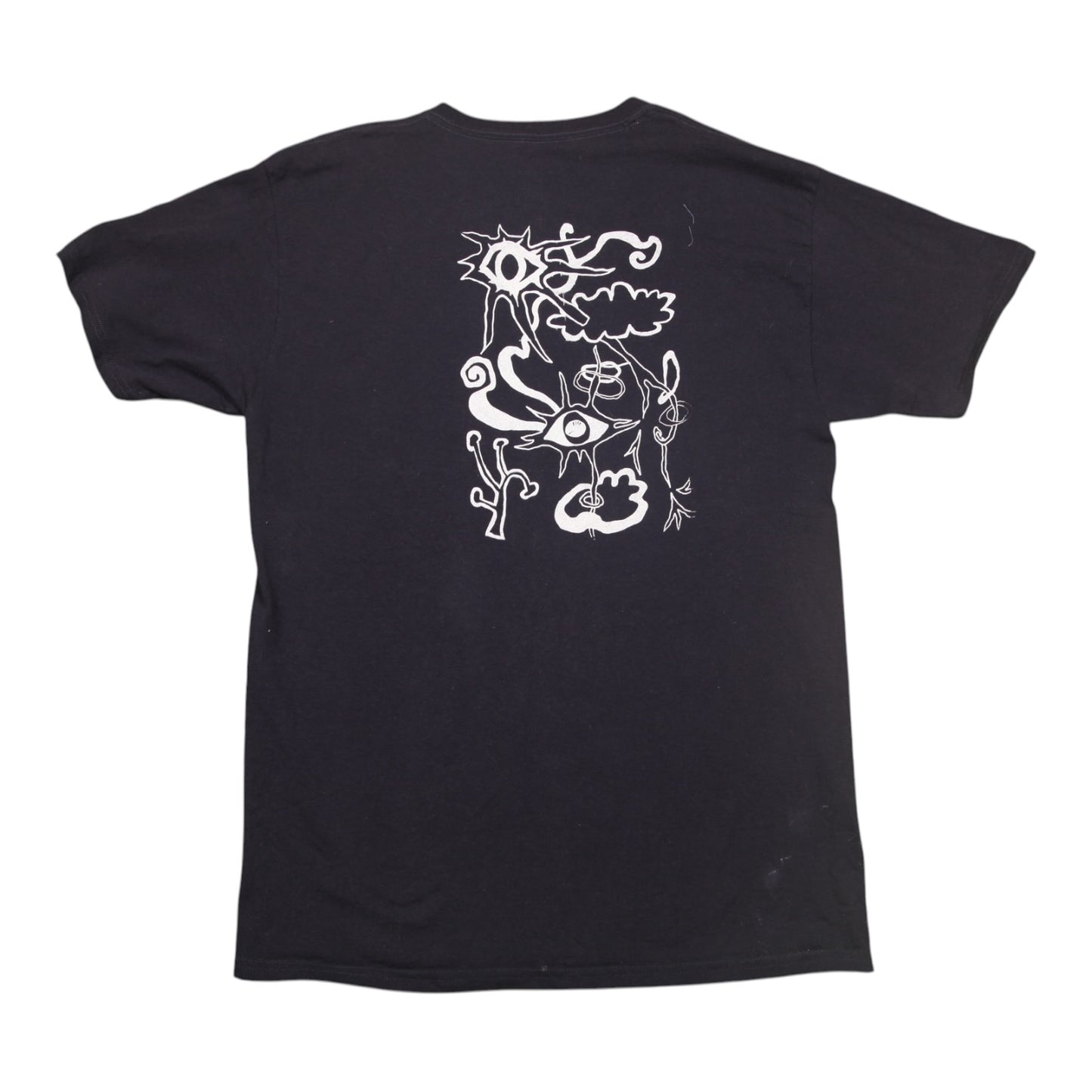 Upcycled Illustrated Screenprint T-shirt (M)