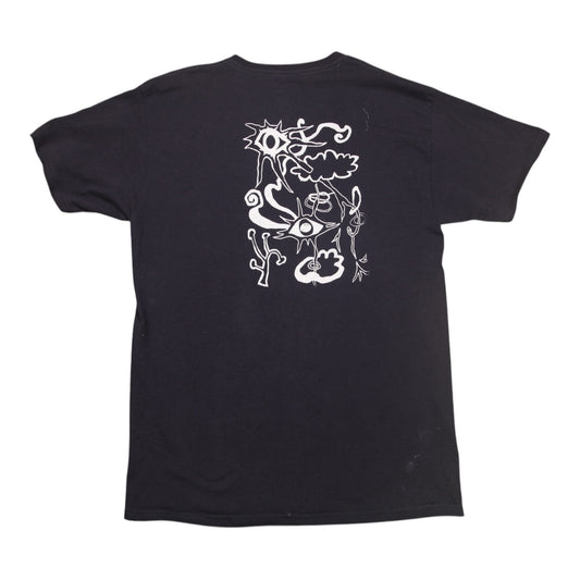 Upcycled Illustrated Screenprint T-shirt (M)