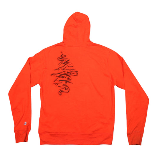 Vintage Upcycled Screenprint Hoodie (M)