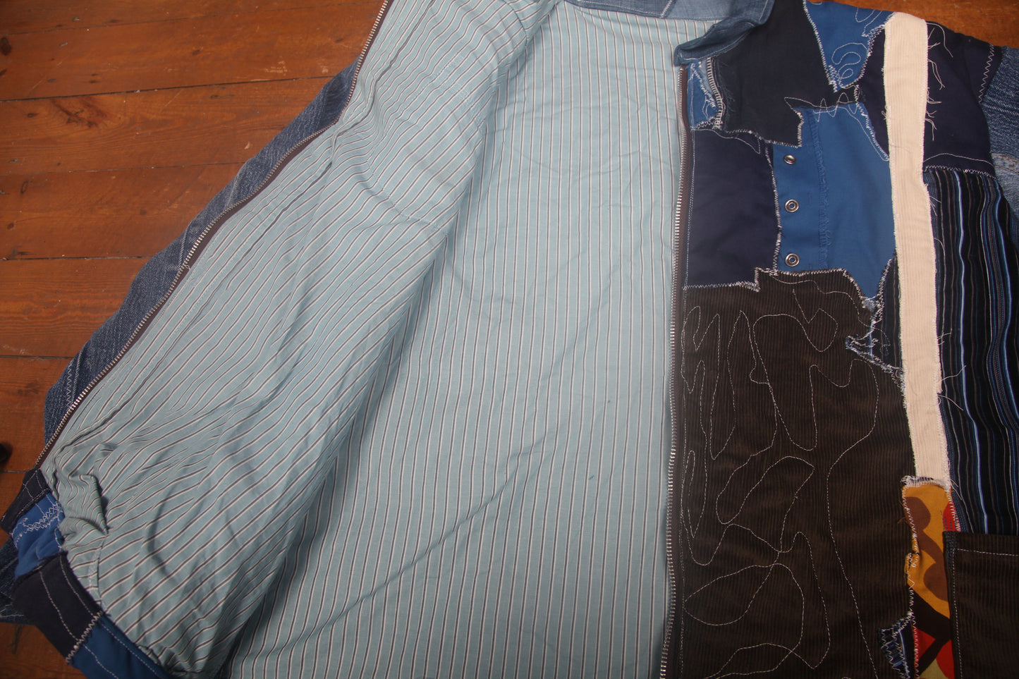 Boxy Work Jacket made from Second Hand Materials