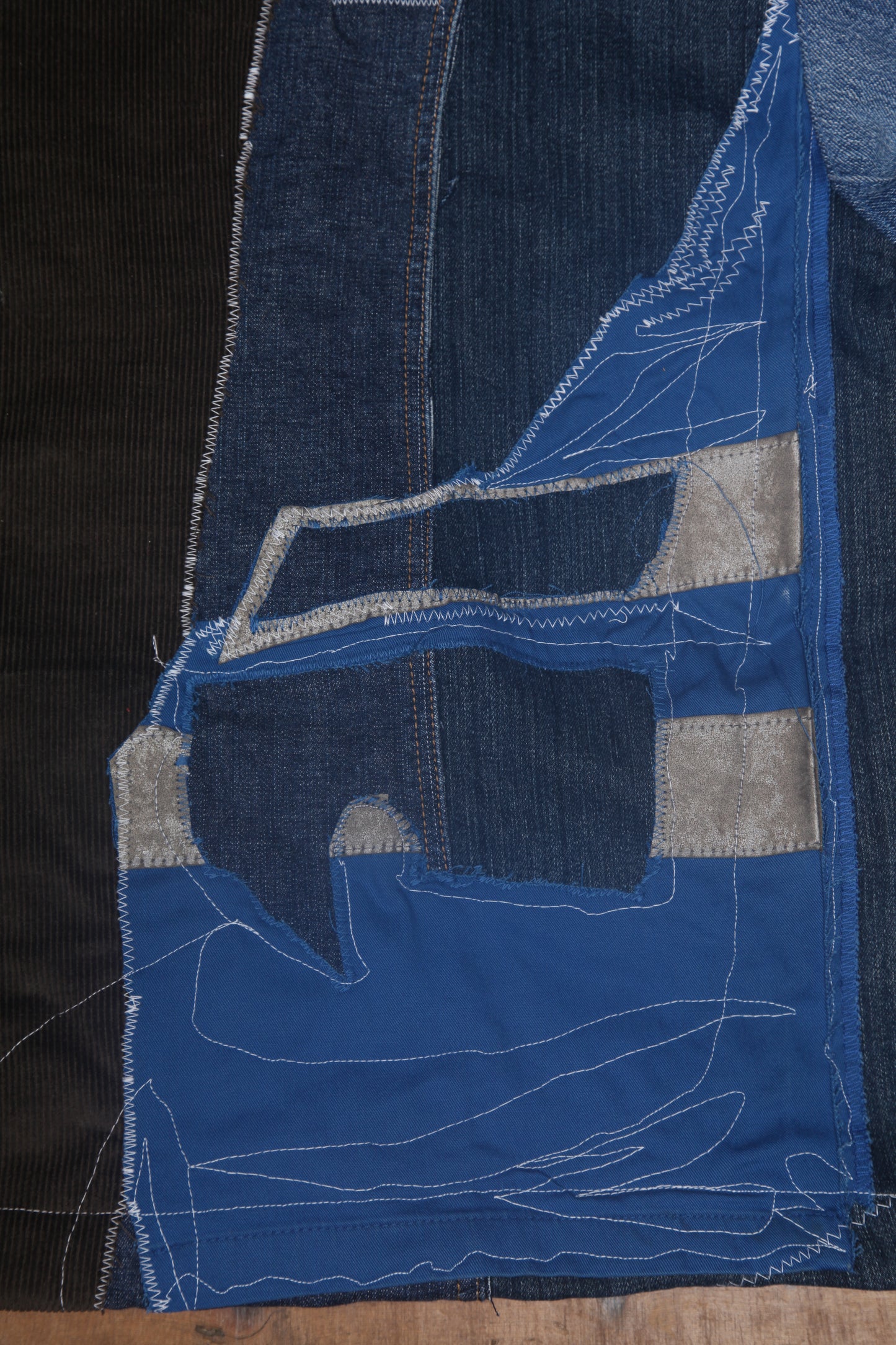 Boxy Work Jacket made from Second Hand Materials