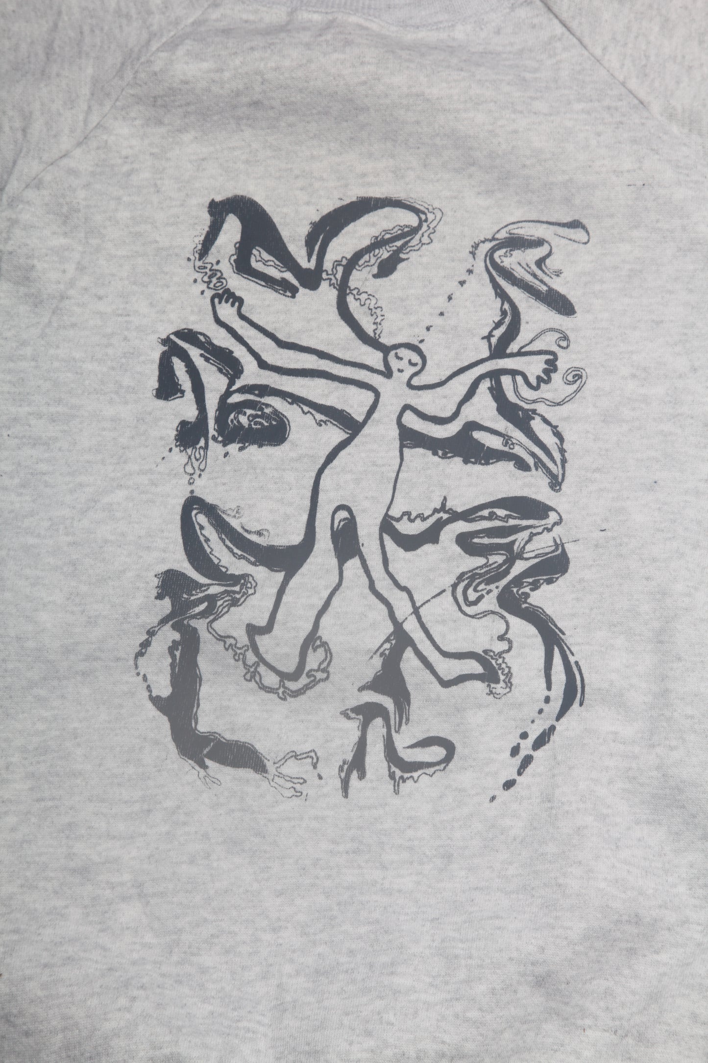 Screenprint Graphic Pullover Jumper (L)