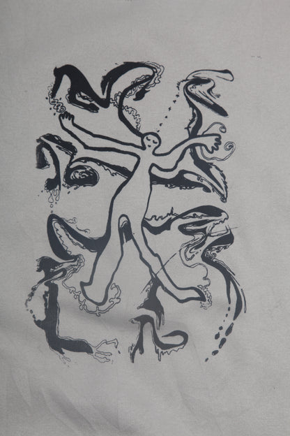 Screenprint Graphic Pullover Jumper (XL)