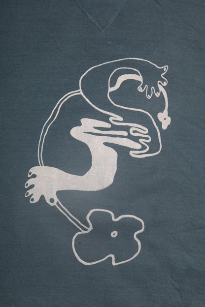 Screenprint Graphic Pullover Jumper (L)