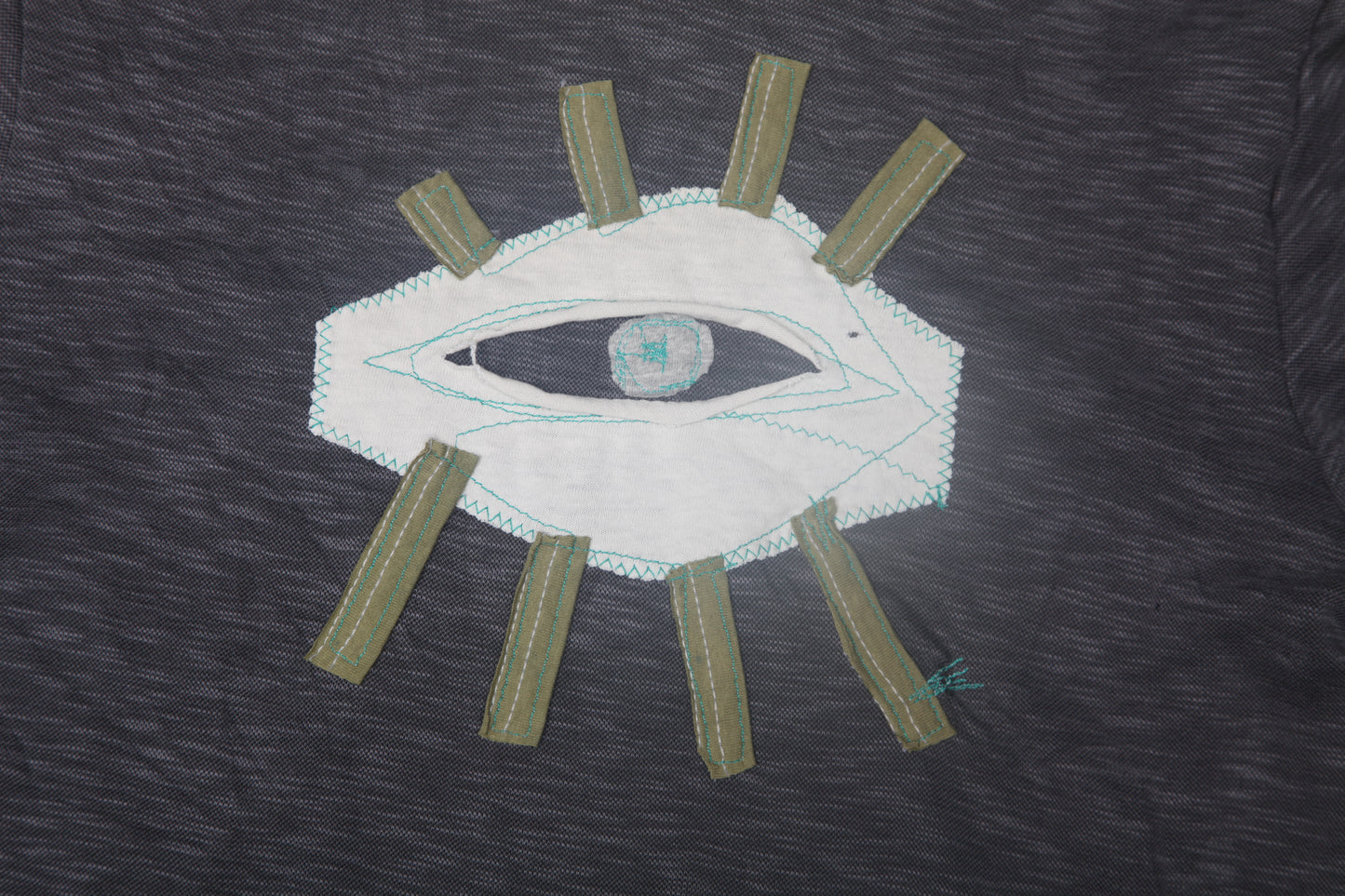 Reworked Hooded Long Sleeve Baby Tee (UK12)