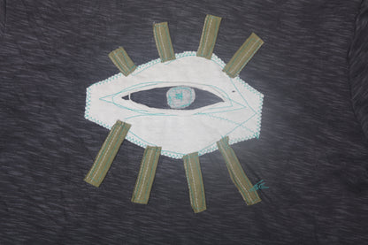 Reworked Hooded Long Sleeve Baby Tee (UK12)